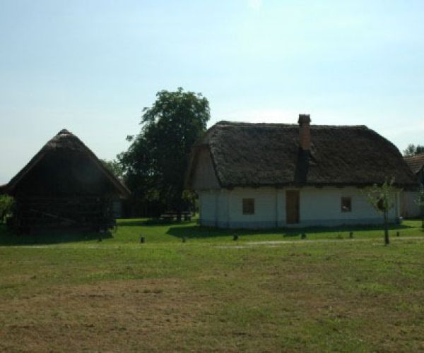 Pogled na Banovo domačijo